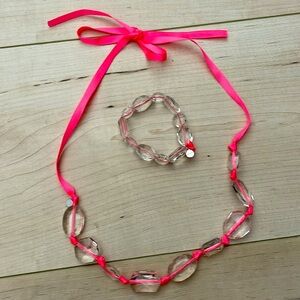 NWT Stella & Dot Girls Izzie Necklace and Bracelet Set.